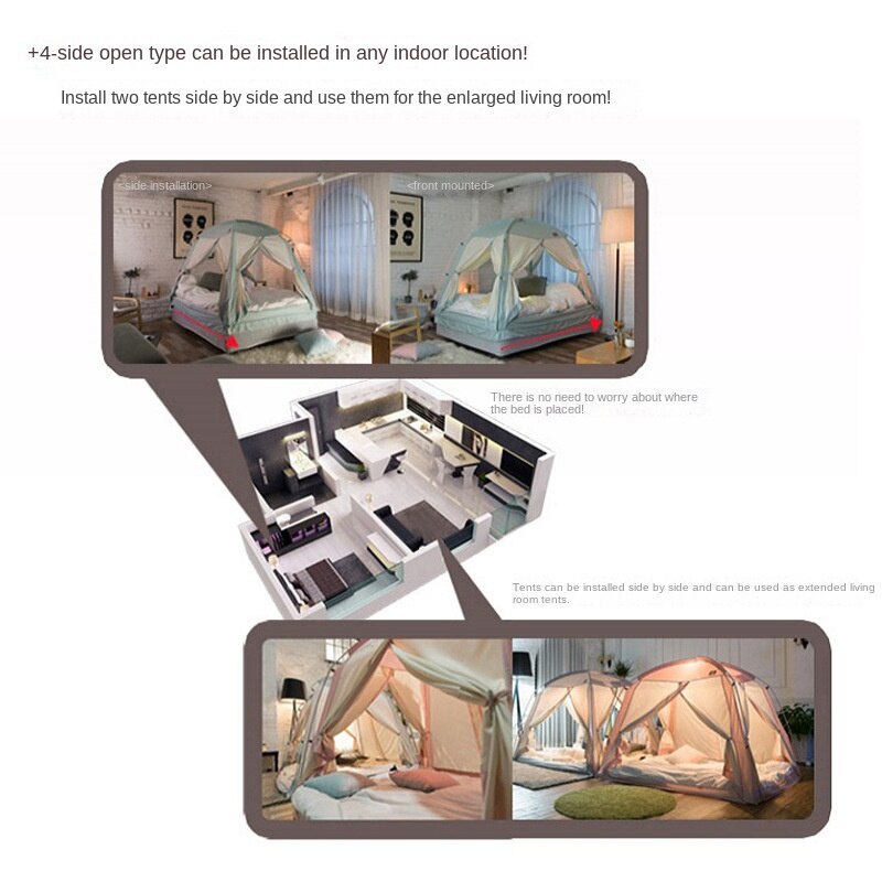 Sleep Protect Automatic Mosquito Net Canopy - Image 4
