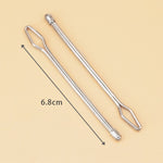 2Pcs Elastic Rope Threader Tweezer Tool