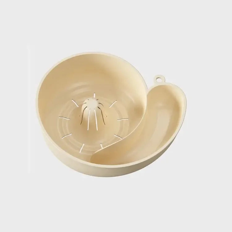 Spiral Flow Fruit Vegetable Cleaning Drainer Bowl - Image 6