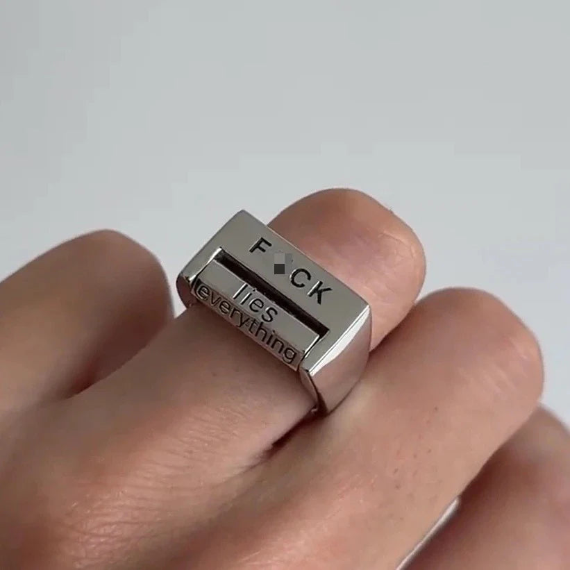 F*ck You Everything Rotating Mood Control Ring