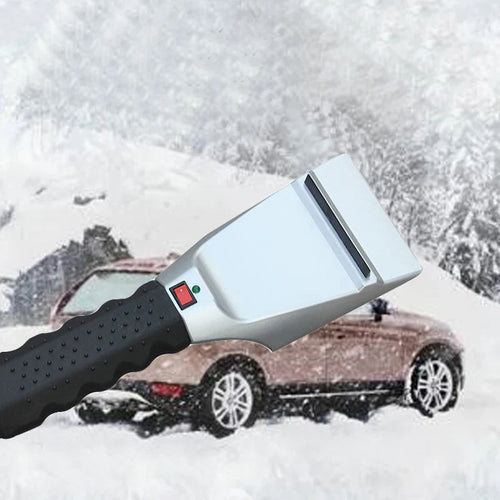 Warm Edge Electric Car Windshield Snow Scraper - Image 0