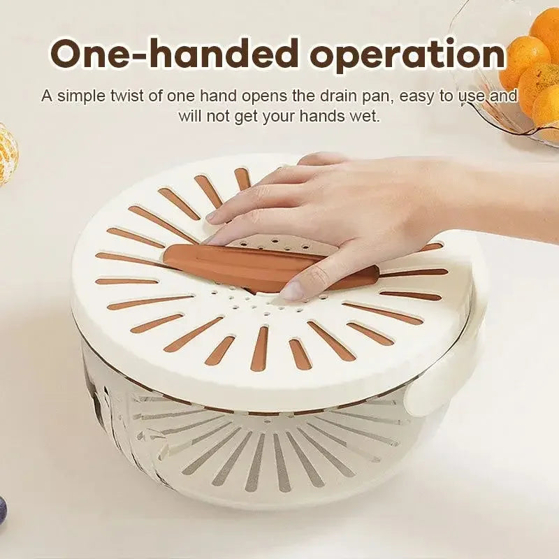 Hold & Pour Kitchen Sink Drain Storage Basket
