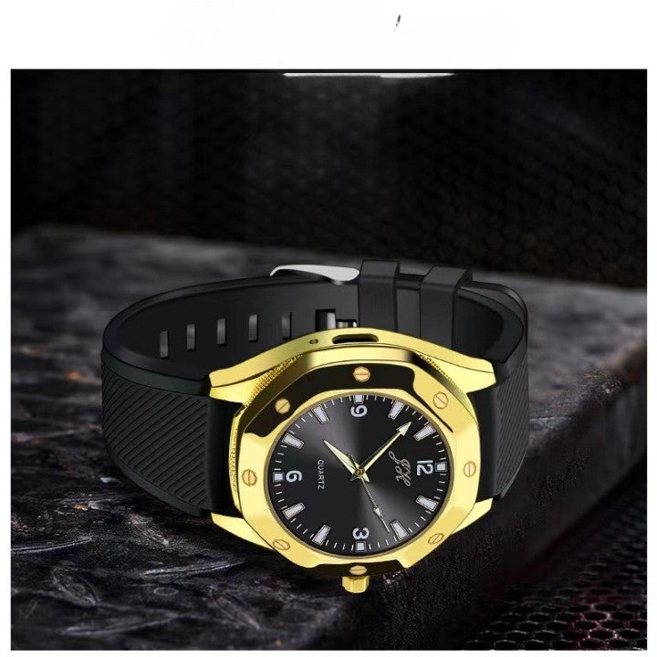 Creative USB Charging Flameless Spark Lighter Watch - Image 1