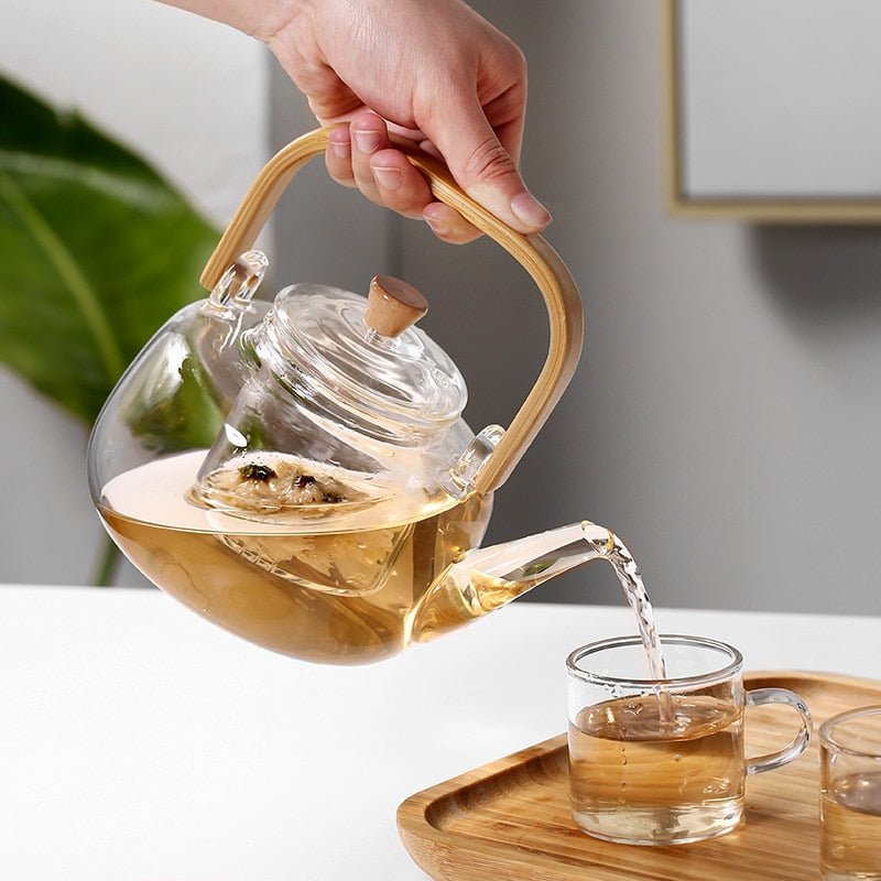 Meditative Eastern Style Heat Resistant Teapot - Image 3