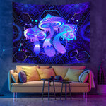 Colorful Glowing Luminous Tapestry