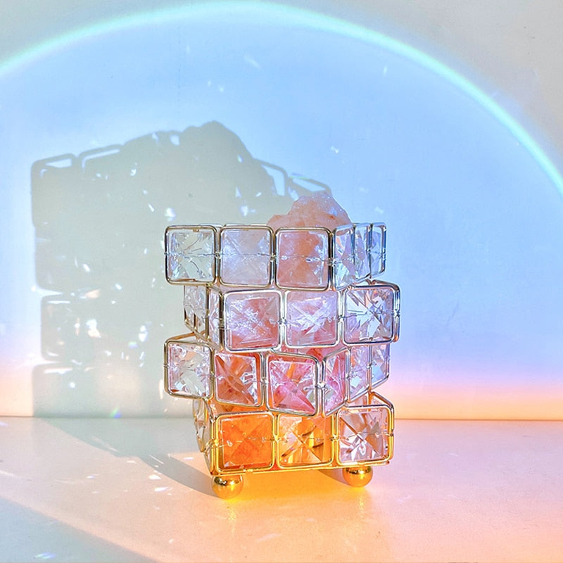 Crystal Room Mood Ambient Geo Shimmer Cube Light - Image 7