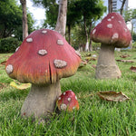 Outdoor Fairy Mushroom Resin Garden Decor