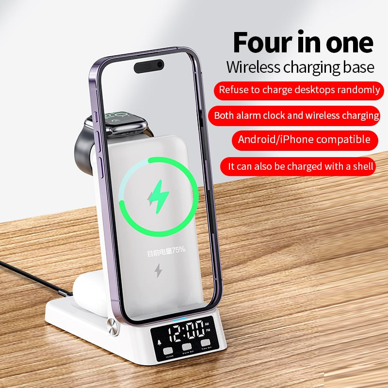 4in1 Foldable Fast Wireless Charging Dock - Image 5