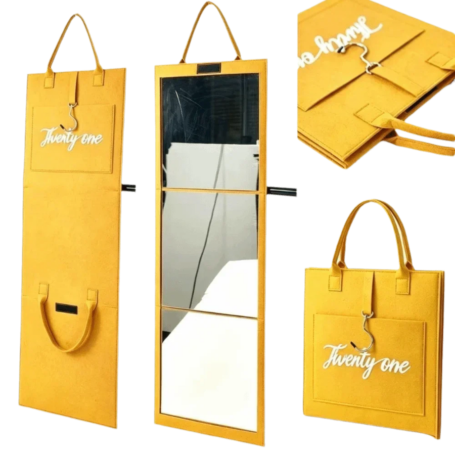 Calm Reflection Portable Full Length Standing Mirror