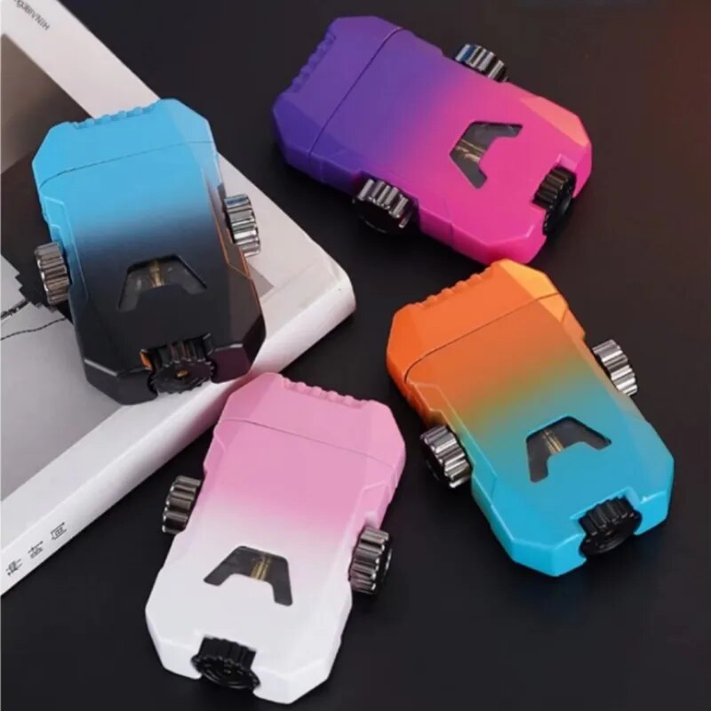 Windproof Double Jet Flame Luminous Lighter - Image 0
