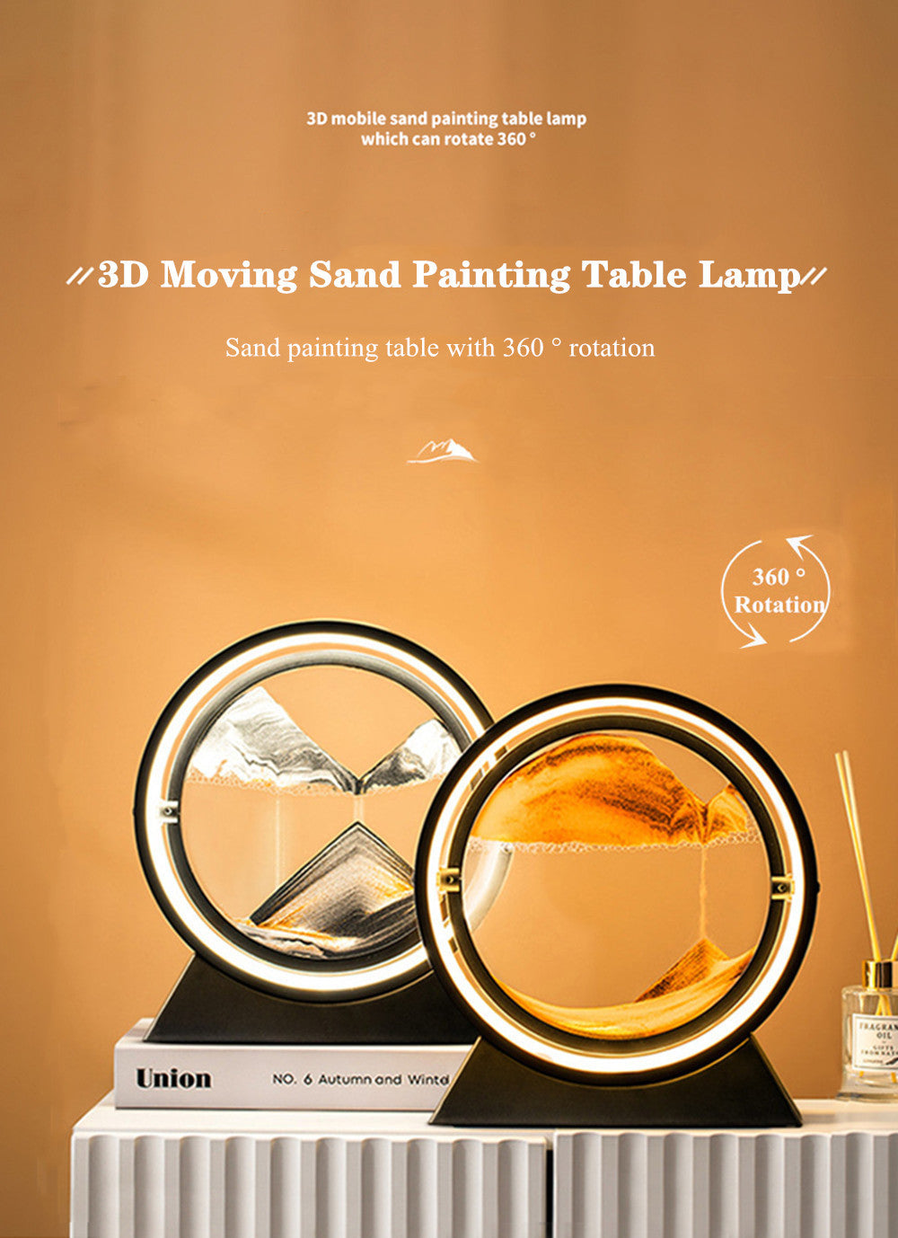 3D LED Painting Sand Art Decor