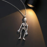 Skeleton Couple Magnetic Necklace