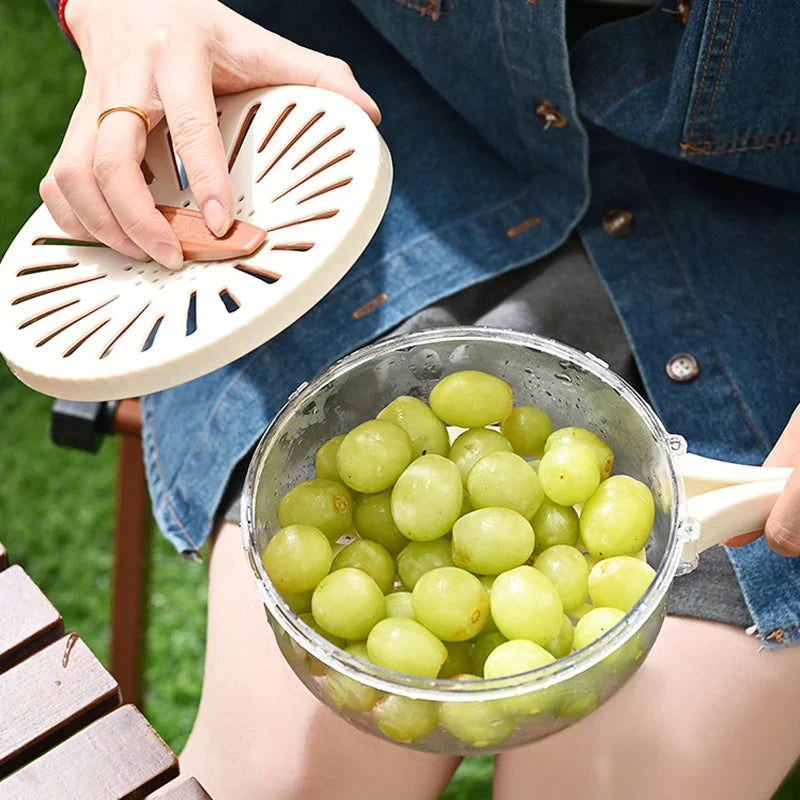 Space Saving Vegetable Fruit Drainer Basket - Image 4