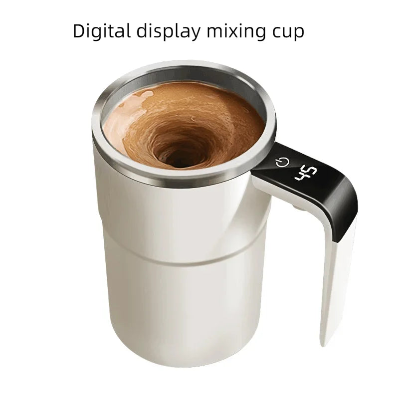 Digital Temperature Display Self Stirring Coffee Mug - Image 5