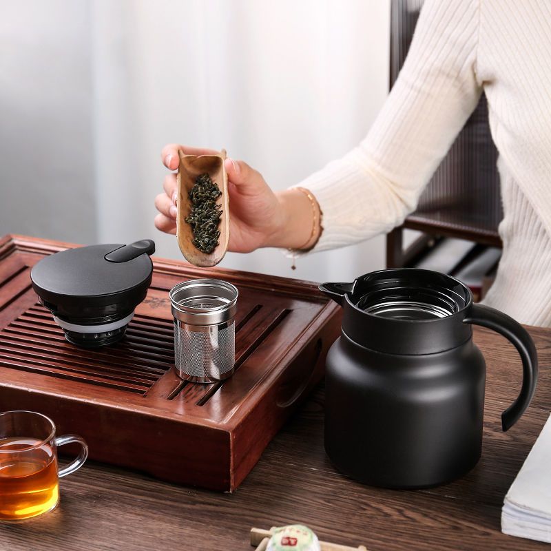 Thermal Wave Elegant Stainless Steel Teapot - Image 2