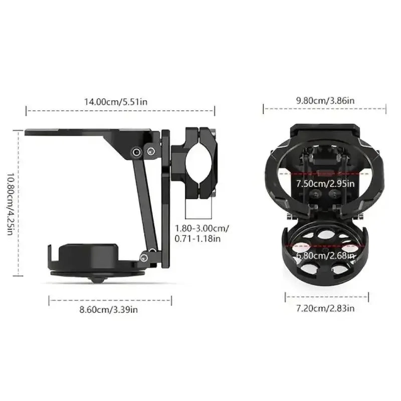 Ride Flow Adjustable Universal Motorcycle Cup Holder - Image 6