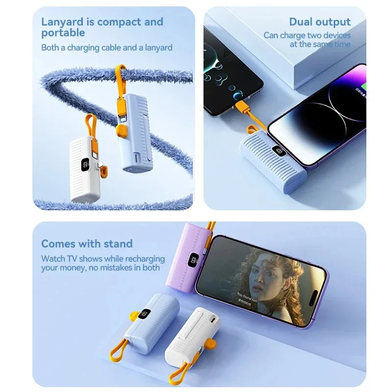 Bidirectional Digital Display Ultra-Long Battery Powerbank - Image 1
