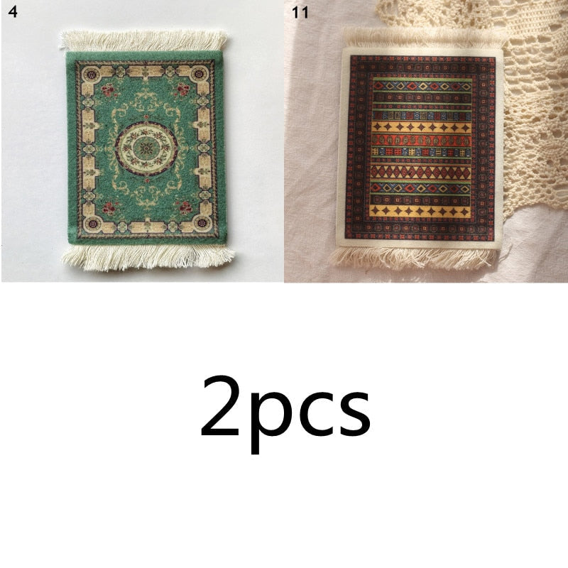 Mini Turkish Carpet Mug Coaster - Image 8