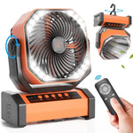 Camping Power Bank Remote Control Desk Fan