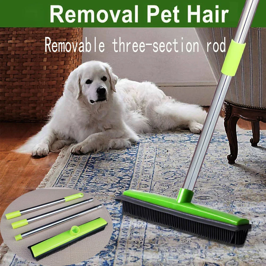 Hair Catcher Telescopic Pet Carpet Sweeping Broom - Image 3