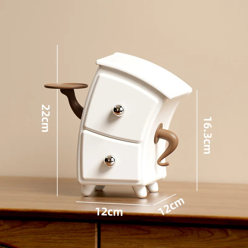 Sassy Mini Drawer Jewelry Storage Cabinet - Image 4