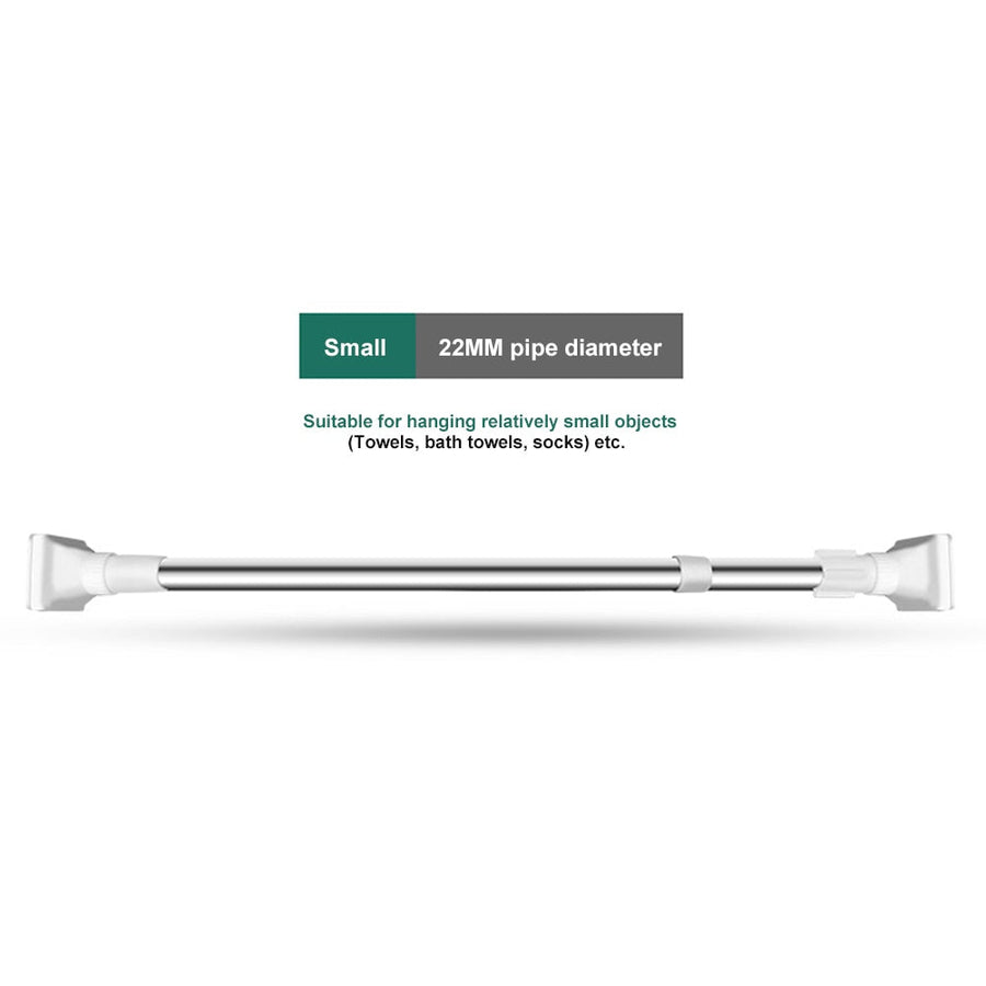 Space Saver Adjustable Telescopic Clothes Hanger Rod - Image 6