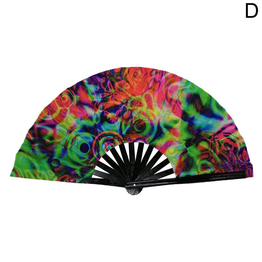 Reflective Japanese Style Folding Hand Fan - Image 13