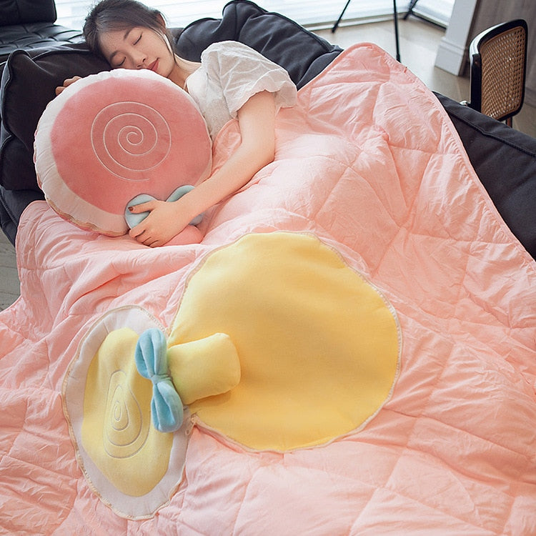 Nap Buddy Fruit Foldable Blanket Pillows - Image 2