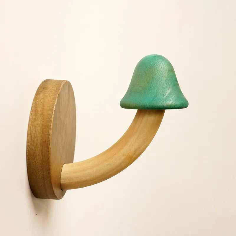 Mystic Mushroom Wooden Wall Clothes Hanger - Image 5