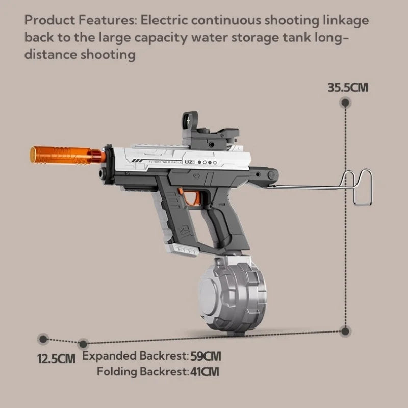 Color-Changing LED Light-Up Continuous Water Gun