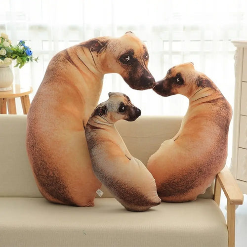 Realistic Dog Soft Dog Plush Pillows - Image 0