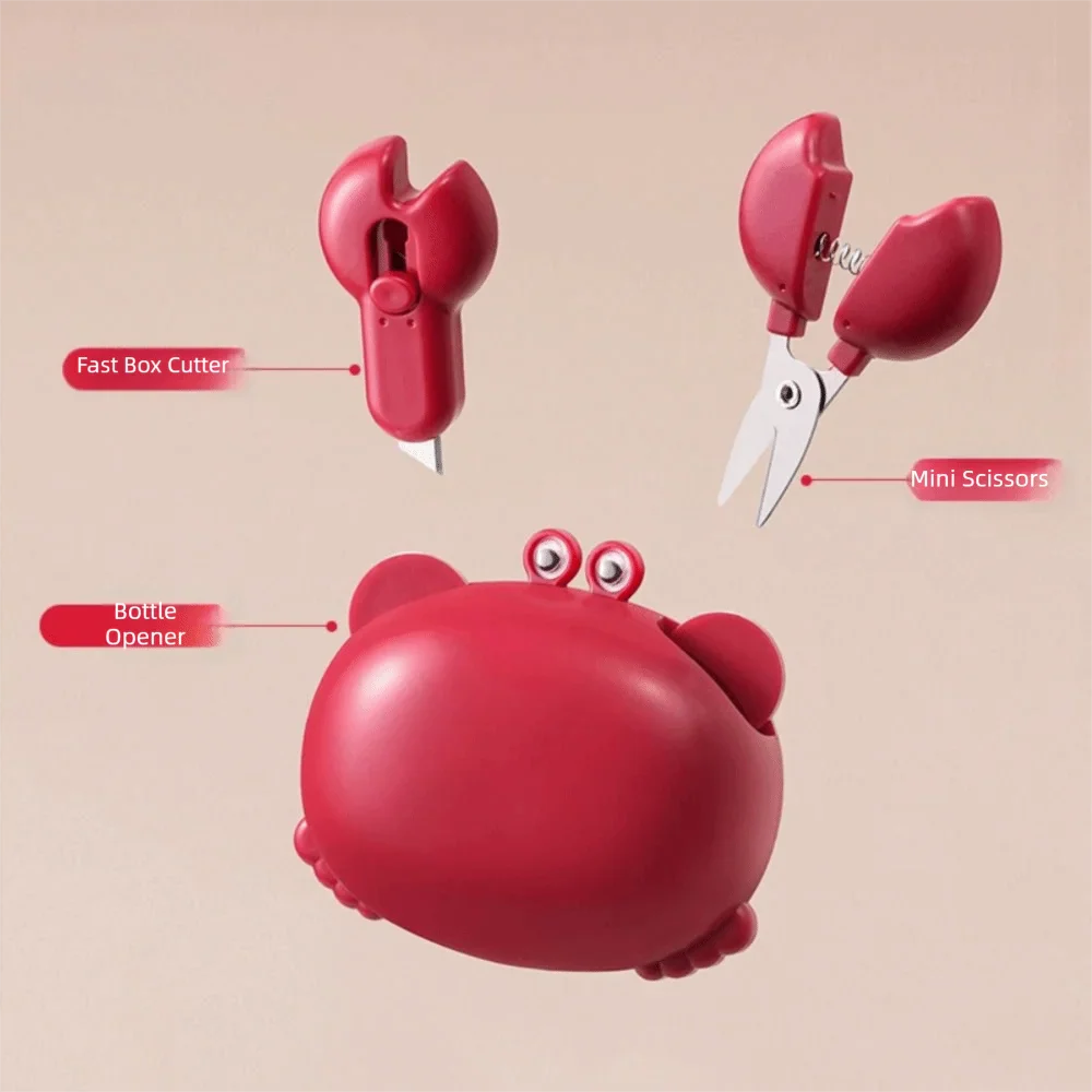 Friendly Crab Box & Bottle Opener Scissors Tool - Image 7