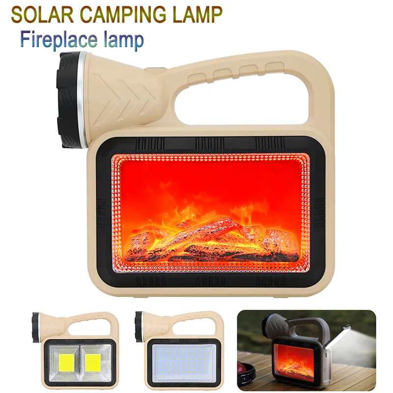 Sun Glow Solar LED Camping Flashlight - Image 2