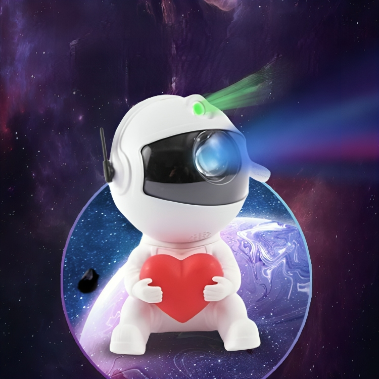 Love Astronaut Galaxy Night Light Projector