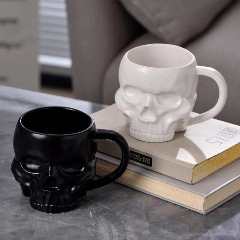 Spooky Skull Coffee Mug - Image 3