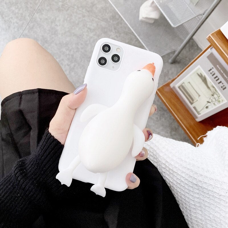 Goofy Goose Stress Reliever iPhone Case - Image 3