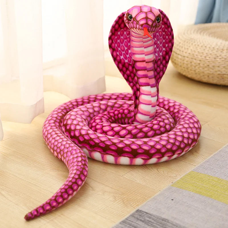 Colorful Cobra Plush Toy