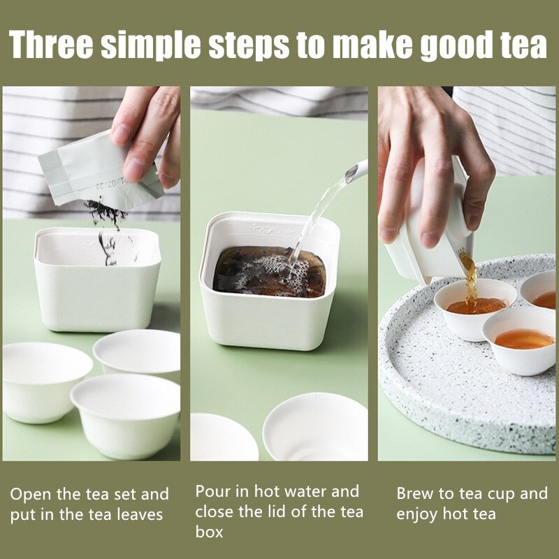 Japenese Minimal Portable Tea Set - Image 4