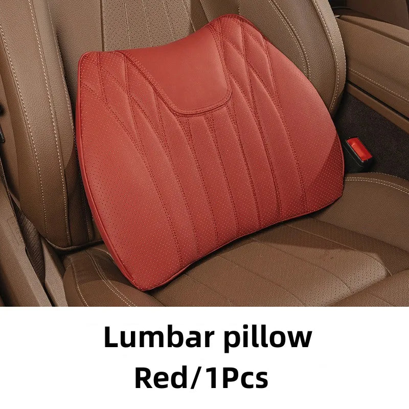 Leather Breathable Comfy Premium Car Seat Cushion - Image 14
