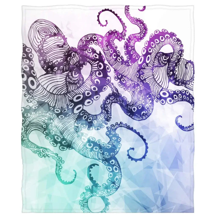 Sea Life Ocean Throw Octopus Blanket - Image 12