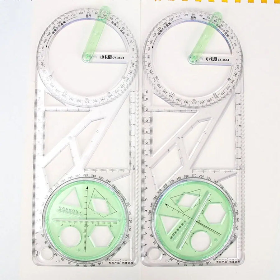 Math Genius Multi-Angle Drawing Precision Ruler - Image 5