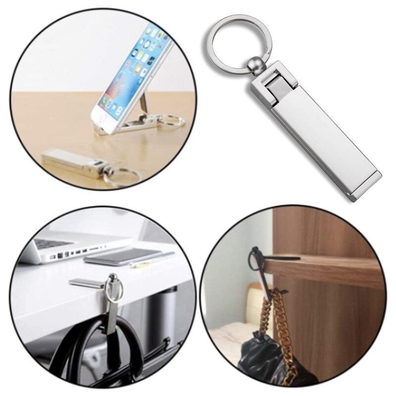 Hook Clip Mini Keychain Phone Holder - Image 3