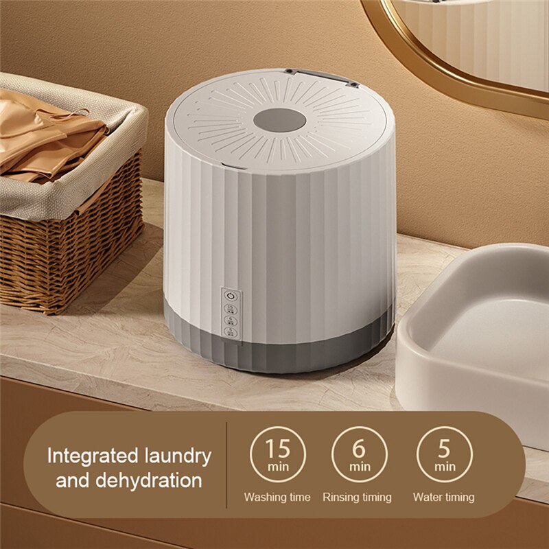 4L Mini Portable Rotating Turbine Washing Machine - Image 3
