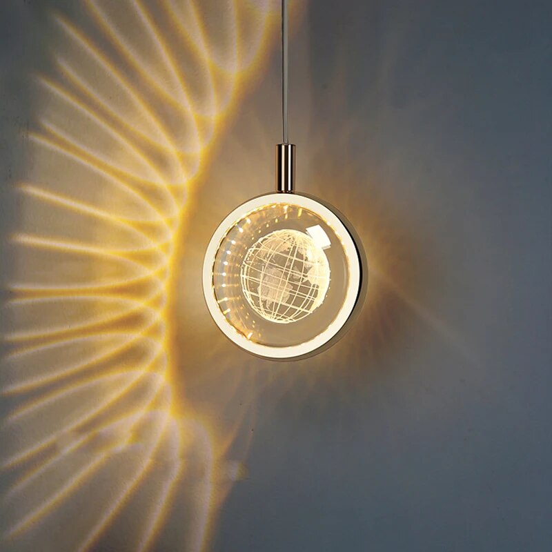 Romantic Crystal Rotating Mood LED Lights - Image 2