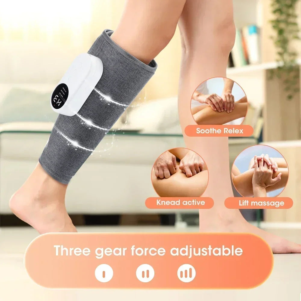 Deep Tissue Infrared Heat Compression Electric Leg Muscle Therapy Massager - Image 2