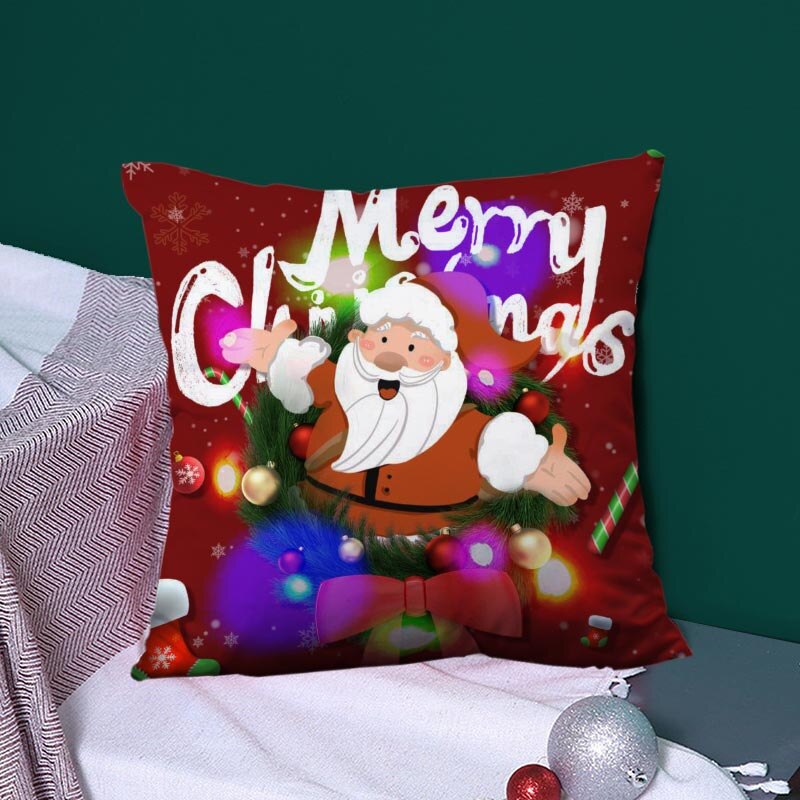 Christmas Series LED Pillow Case - Image 12