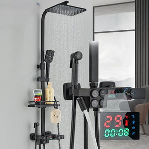 Thermostatic Digital Display Stylish Pressure Shower Set - Image 0