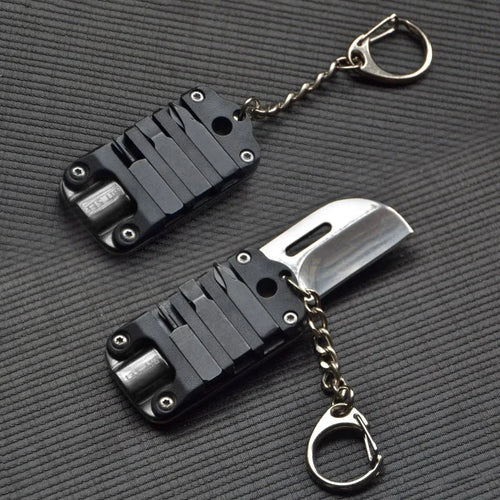 Mini Folding Knife Portable Keychain Tool - Image 0