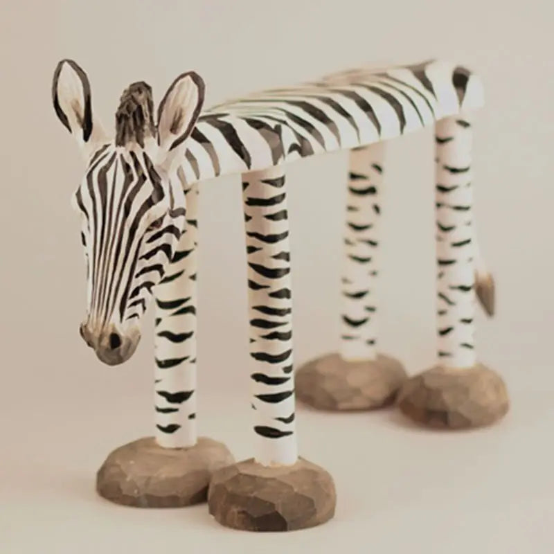 Wild Forest Wooden Footrest Stool