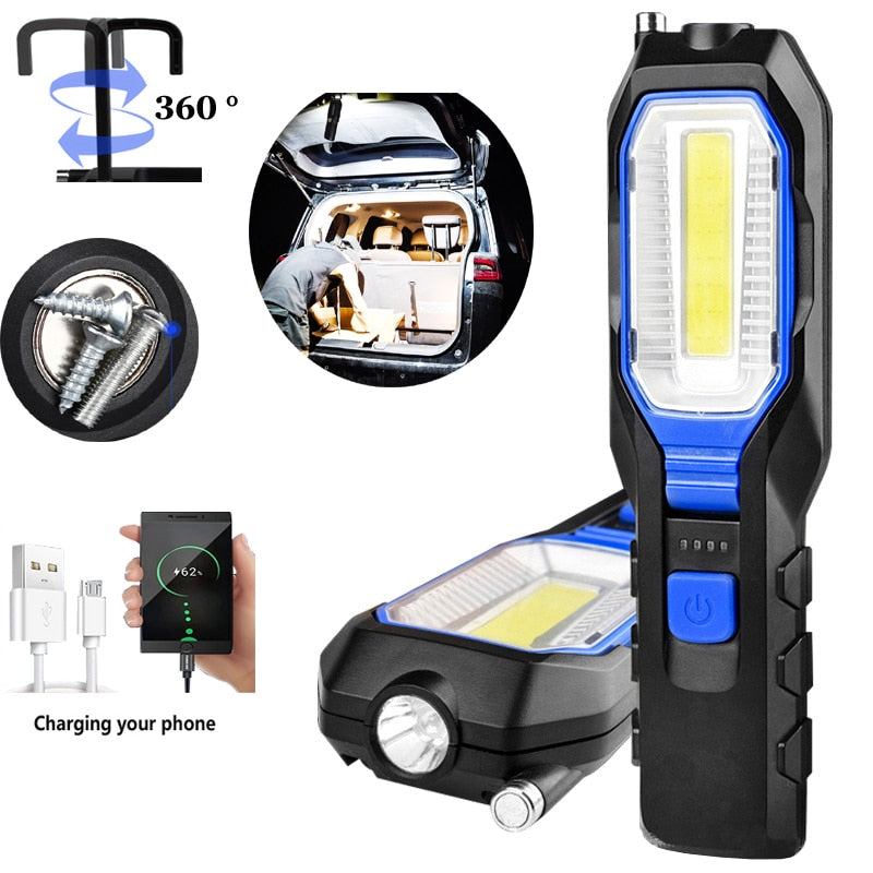 Rechargeable Camping LED Power Bank Flashlight - Image 5